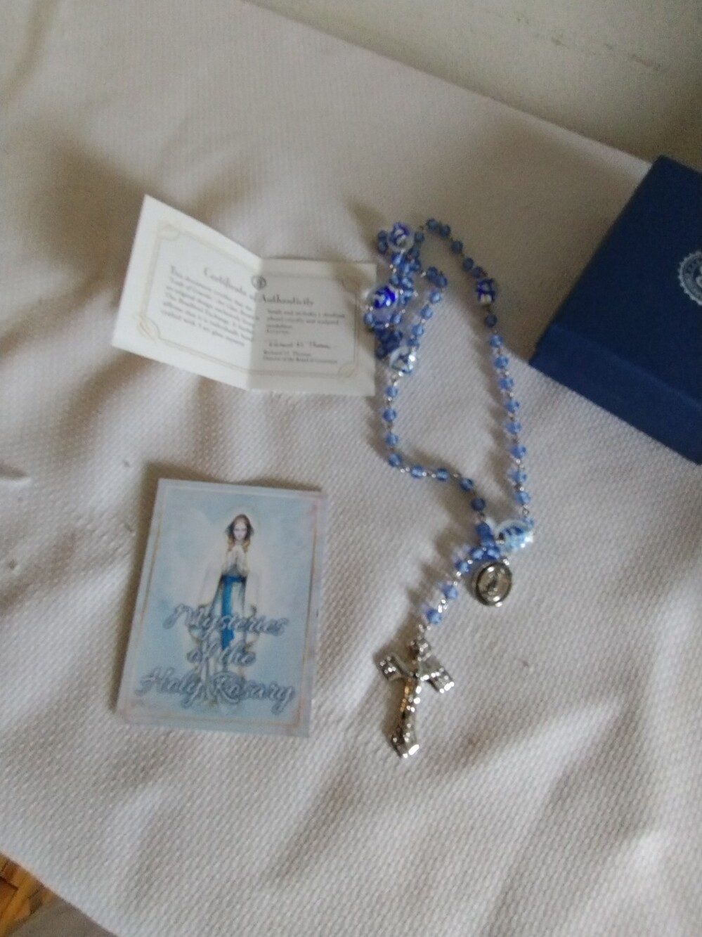Bradford Exchange Our Lady Of Lourdes Rosary